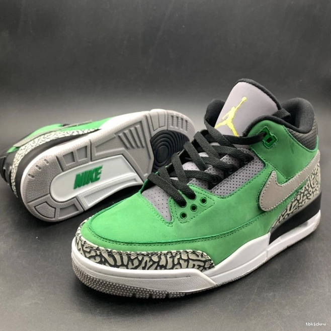 Reps TBkick 3 PE Tinker Air Ducks Jordan Retro AJ3 shoes 867493 Oregon 0801